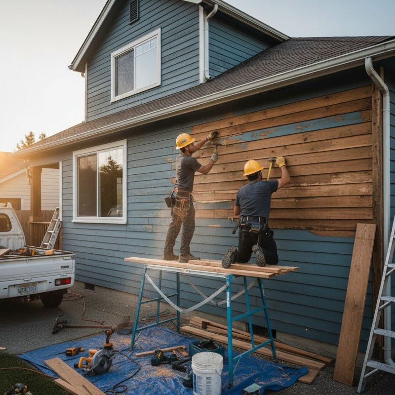 Wood Siding Installation